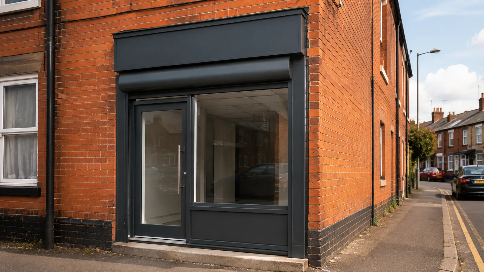 Shopfronts and Shutters UK - illustrative image of a finished commercial frontage